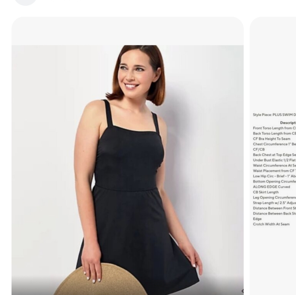 NWT bathing suit/ swim dress size 12